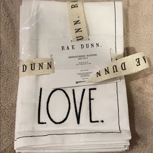 Rae Dunn cotton napkins LOVE.